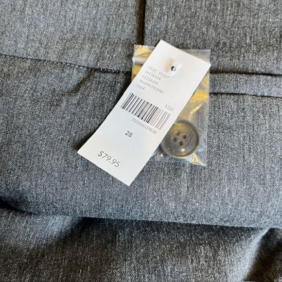 NWT Lane Bryant Comfort Stretch Gray Trousers Dress Pants Women's Size 28 - Picture 9 of 9